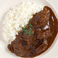 Beef curry and rice