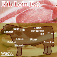 Japanese Beef Rib Loin Fat