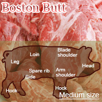 Medium-Sized Pork Boston Butt