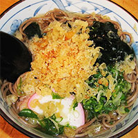 Tanuki Soba Noodle Soup