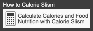 how to calorie slism