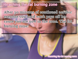 Reaching the fat burning zone