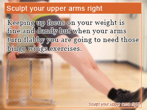 Sculpt your upper arms right