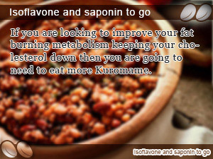 Isoflavone and saponin to go