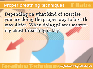 Proper breathing techniques
