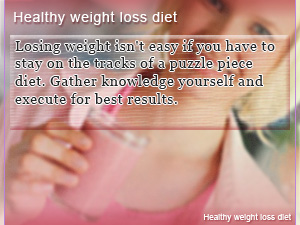 Healthy weight loss diet