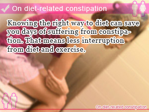 On diet-related constipation