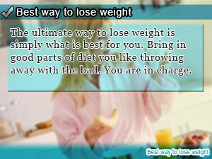 Best way to lose weight
