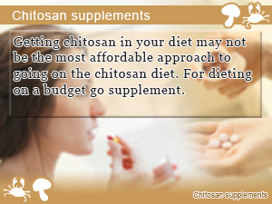 Chitosan supplements