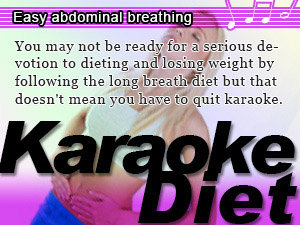 Easy abdominal breathing
