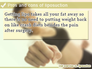 Pros and cons of liposuction
