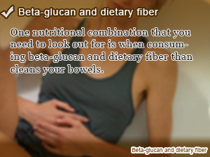 Beta-glucan and dietary fiber