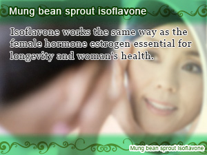 Mung bean sprout isoflavone