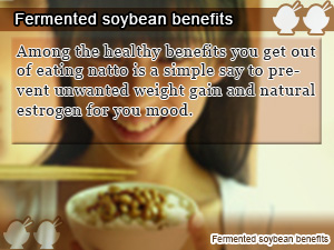 Fermented soybean benefits