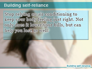Building self-reliance