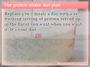 The protein shake diet plan