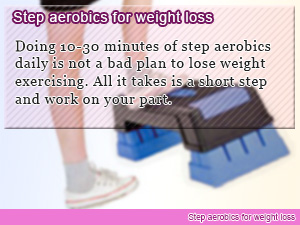 Step aerobics for weight loss