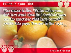 Fruits In Your Diet