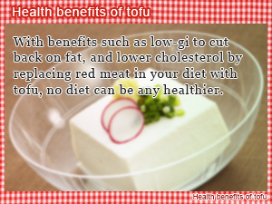 Health benefits of tofu