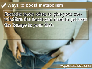 Ways to boost metabolism