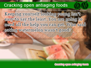 Cracking open antiaging foods