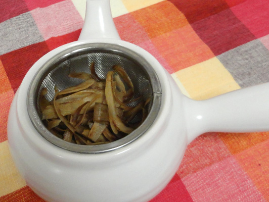 leftover burdock tea