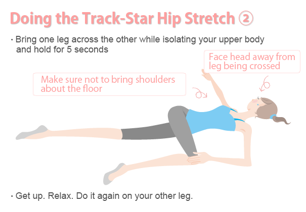 how to stretch like a track star