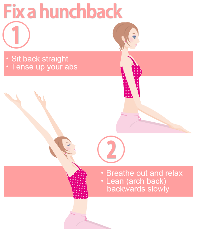 4 Stretches to Lose Back Fat for Women at Work or Home