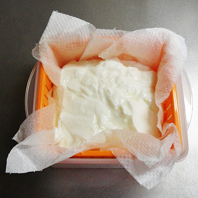 greek yogurt strained yoghurt in container