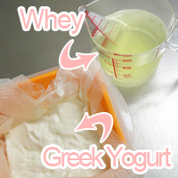 whey and Greek Yogurt