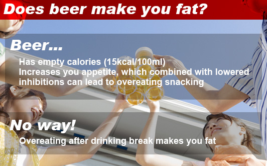 Does beer make you fat?