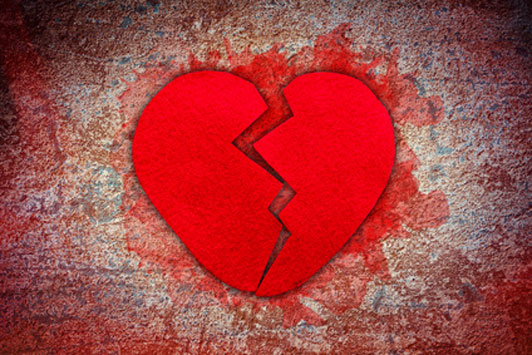 cracked heart