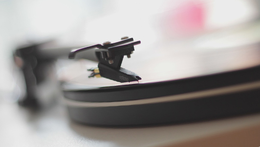 modern vinyl player