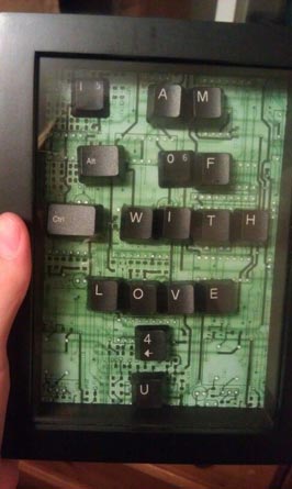 love message using keyboards