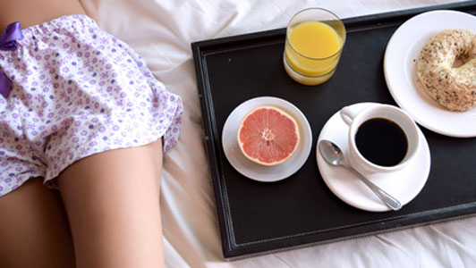 breakfast in bed