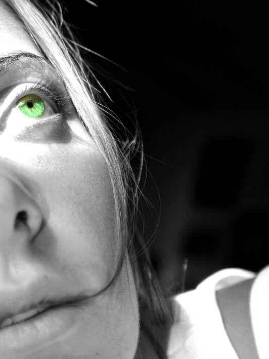 green eyed women