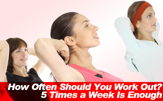 How Often Should You Work Out 5 Times A Week Is Enough Slism