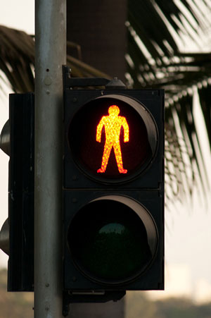 stop cross walk signal