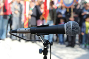 public speaking mic