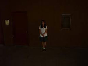Dark picture of girl