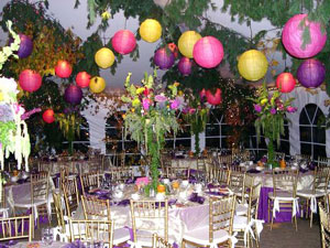 Balloon decorations for party