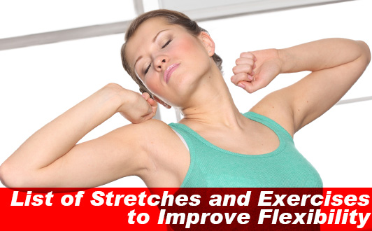 List of Stretches and Exercises to Improve Flexibility