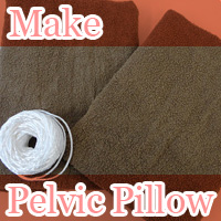 Make your own pelvic pillow