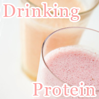 drinking protein