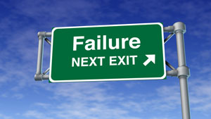 failure next exit sign