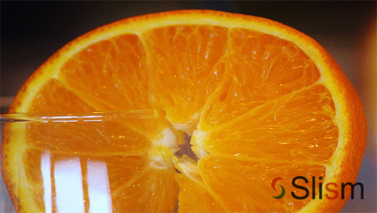 squeezed orange