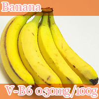 banana vitamin b6 0.3mg
