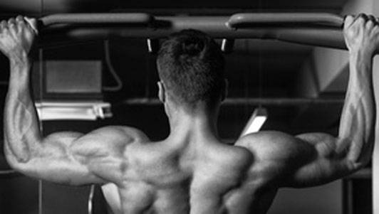 guy doing chin ups